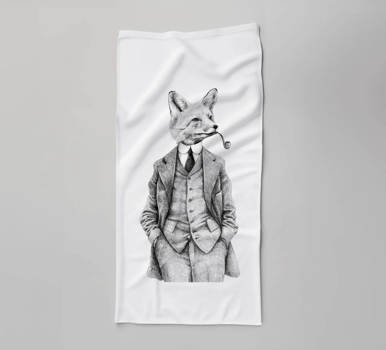 Der Fuchs Handtuch von mikekoubou
