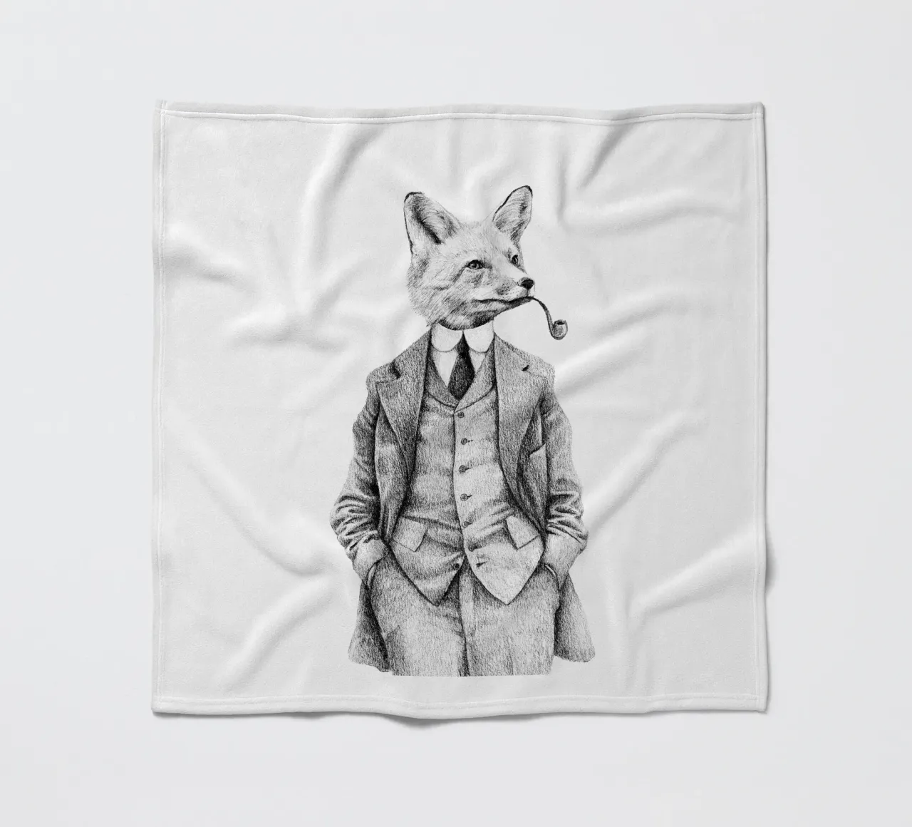 Der Fuchs Fleecedecke von mikekoubou