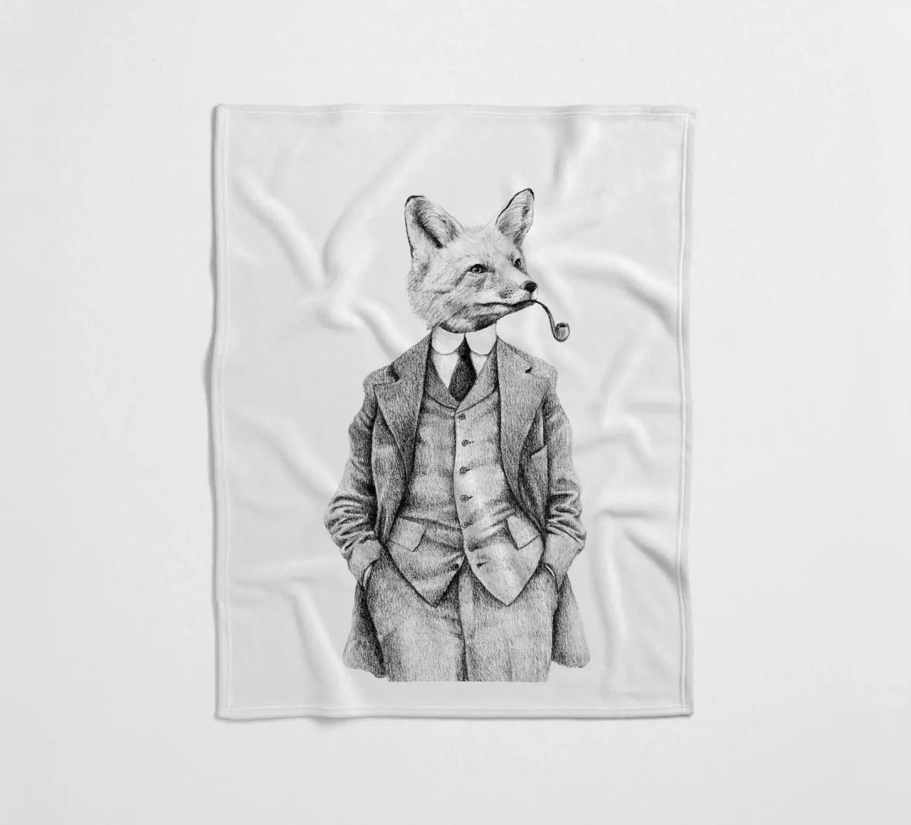 Der Fuchs Fleecedecke von mikekoubou