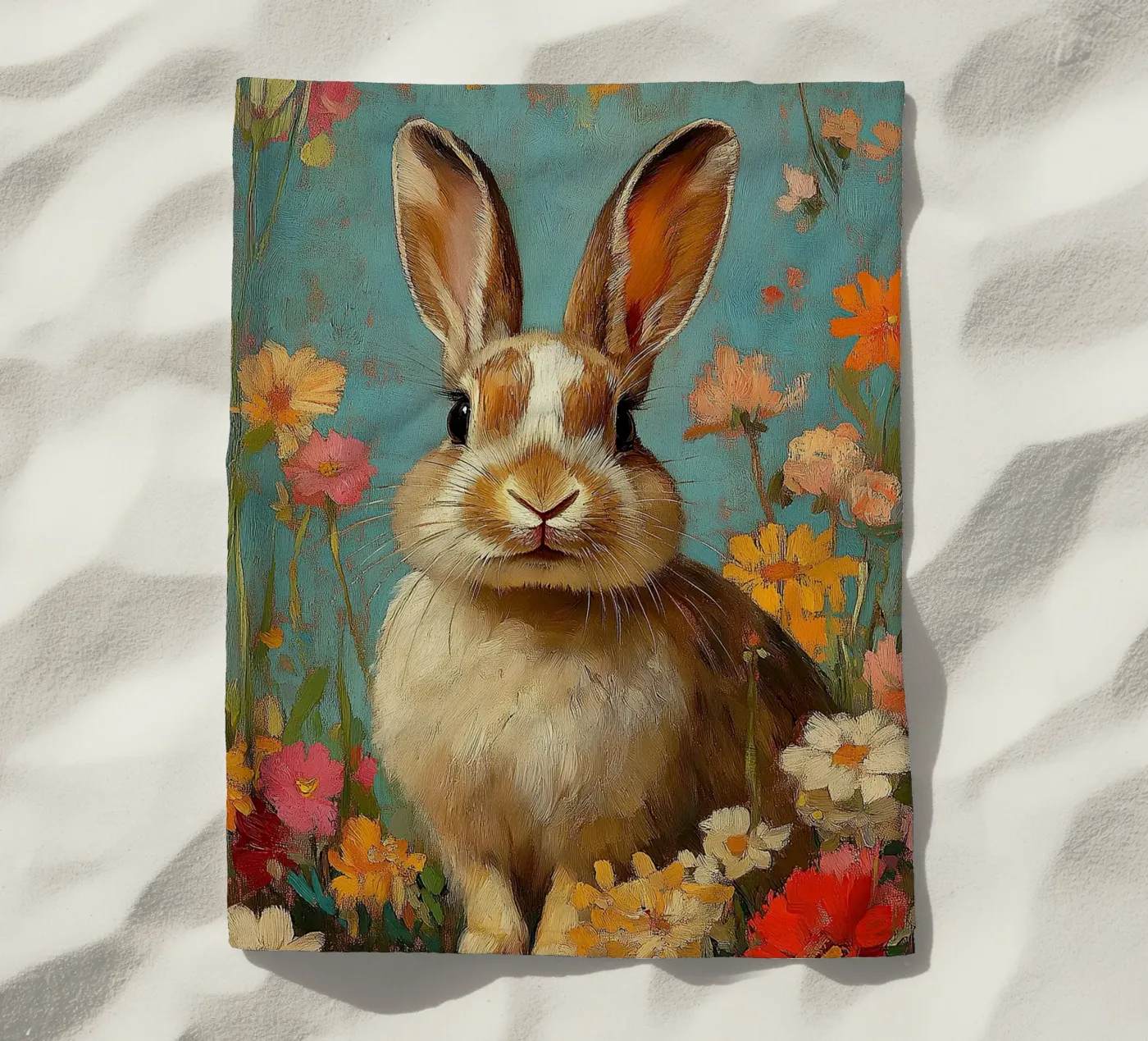 Lapin serviette de plage de Nikis Art Studio