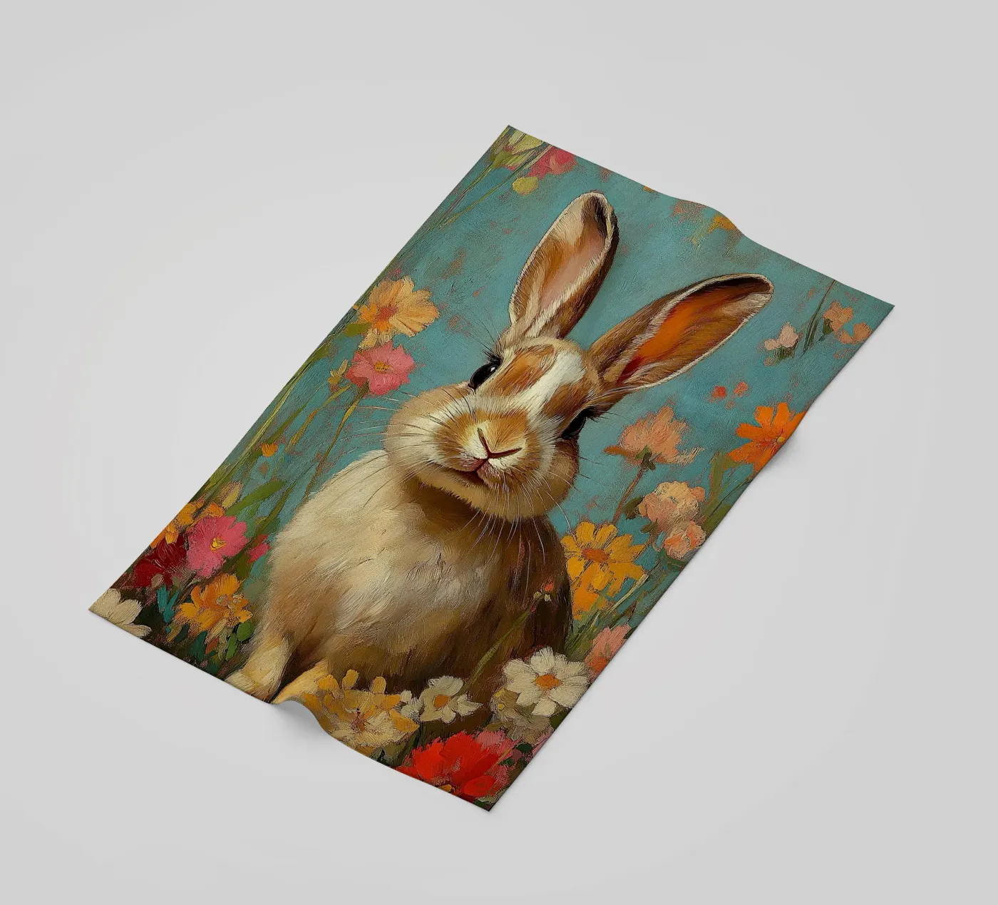 Lapin serviette de plage de Nikis Art Studio