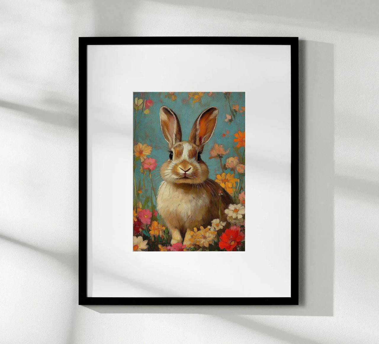 Rabbit poster by Nikis Art Studio