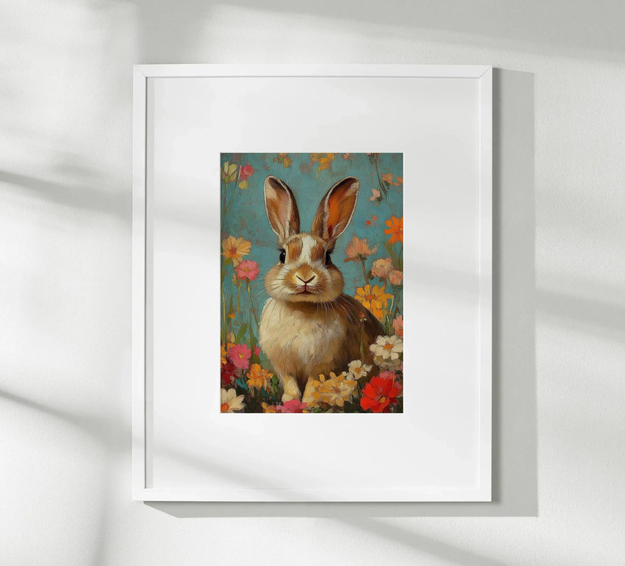 Rabbit poster by Nikis Art Studio