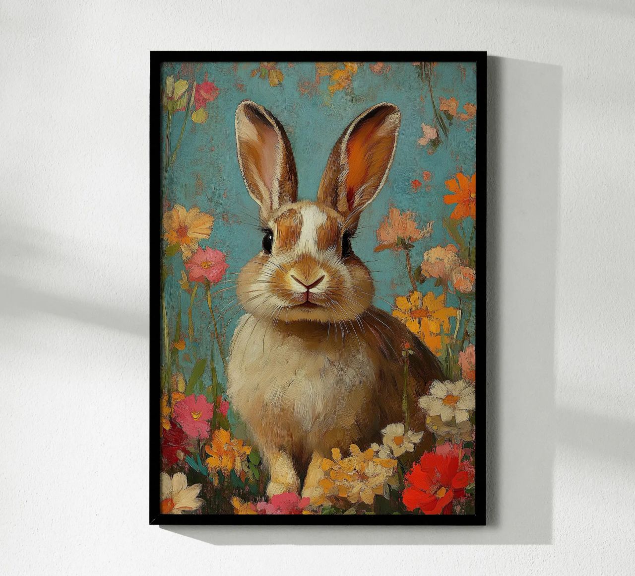 Rabbit poster by Nikis Art Studio