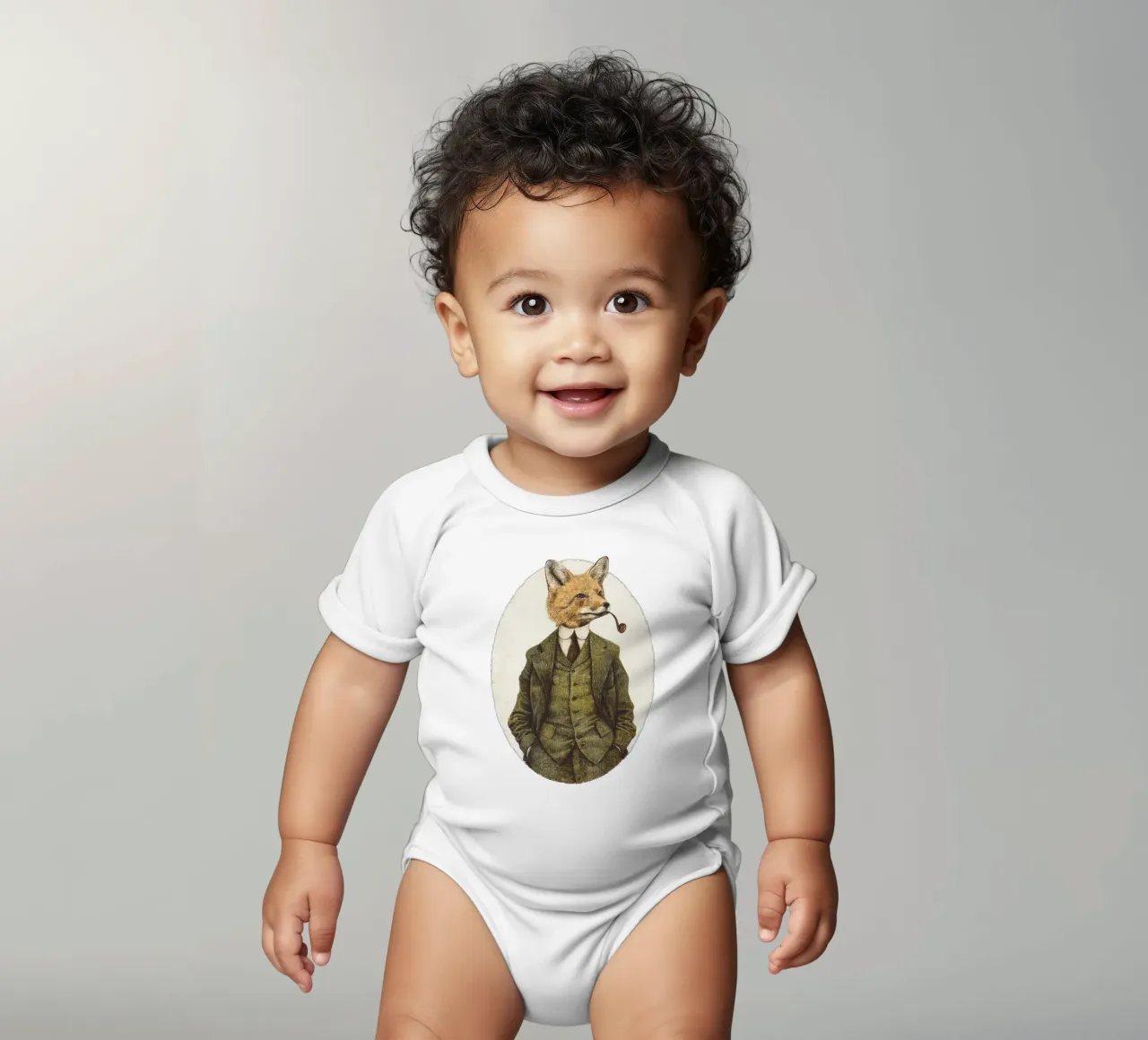 Der Fuchs Kurzarm Babybody von mikekoubou