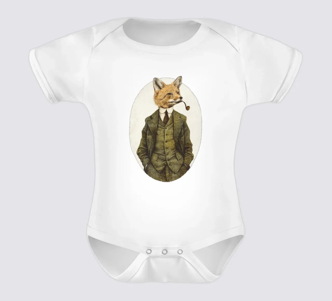 Der Fuchs Kurzarm Babybody von mikekoubou