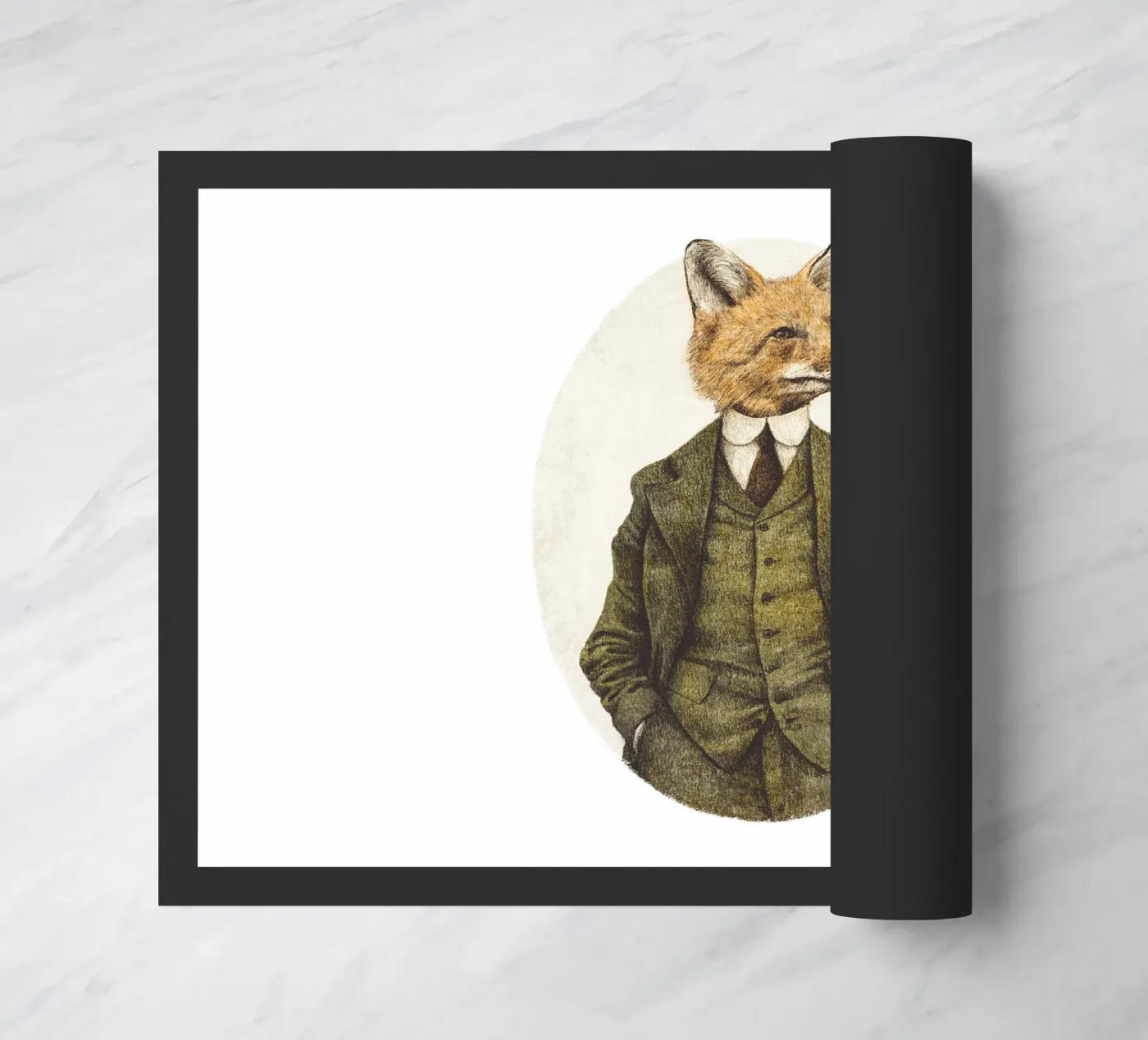 The Fox doormat by mikekoubou