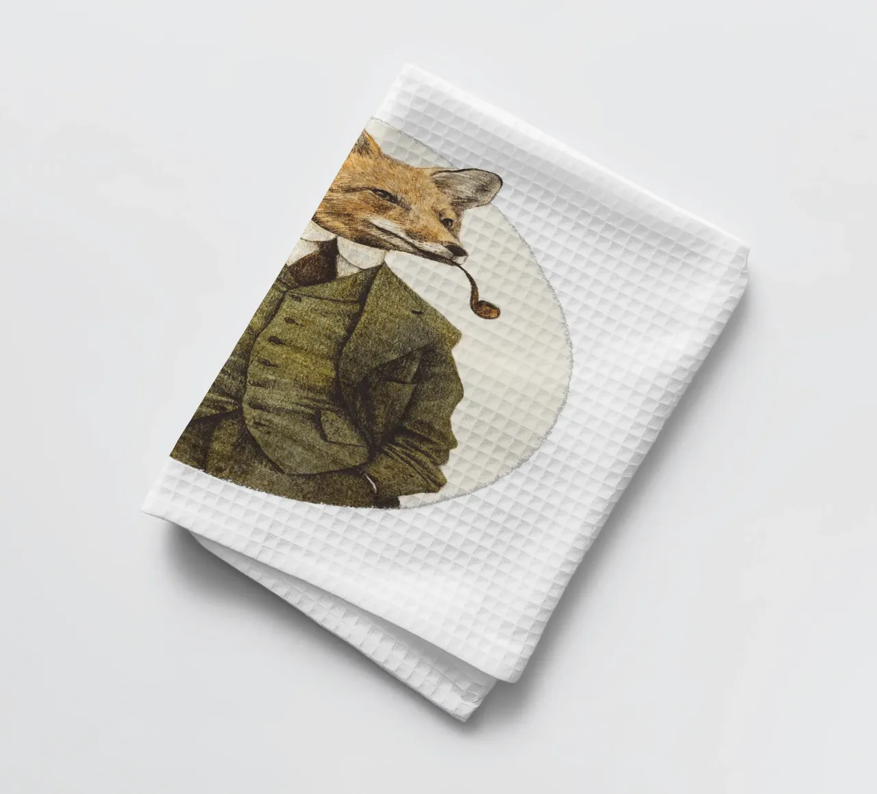 Der Fuchs Geschirrtuch von mikekoubou