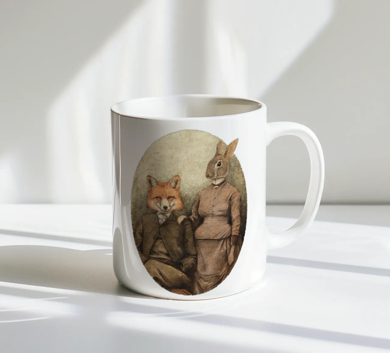 Le volpi tazza in ceramica da mikekoubou