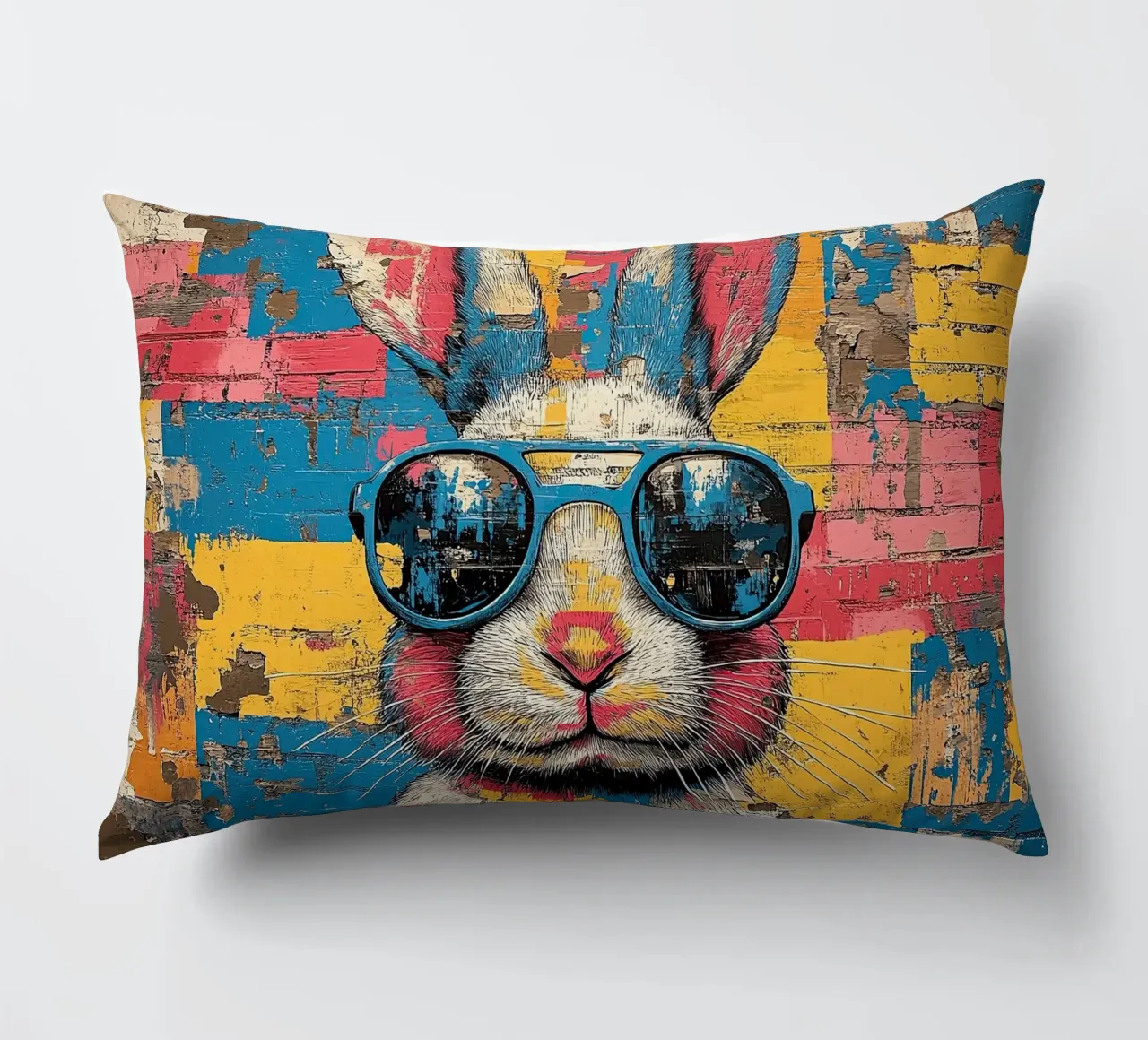 Coniglio - Pop Art cuscino da Nikis Art Studio