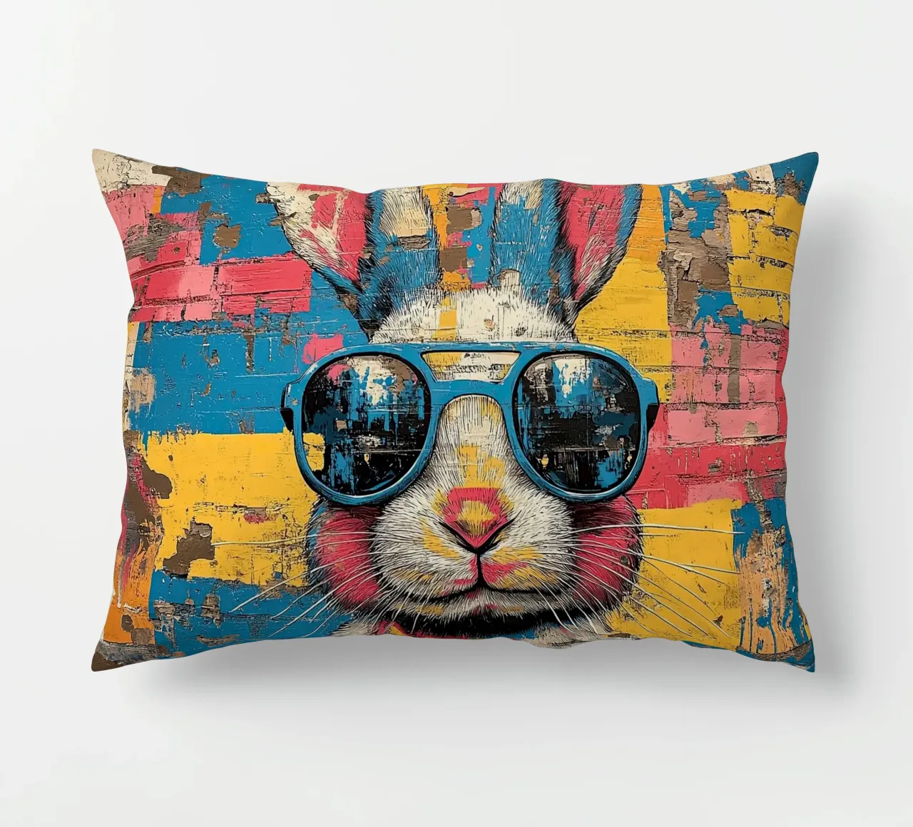 Coniglio - Pop Art cuscino da Nikis Art Studio