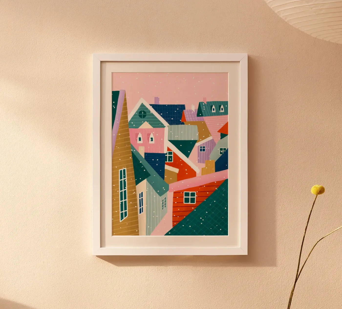 Over the Rooftops poster van Bea Mueller