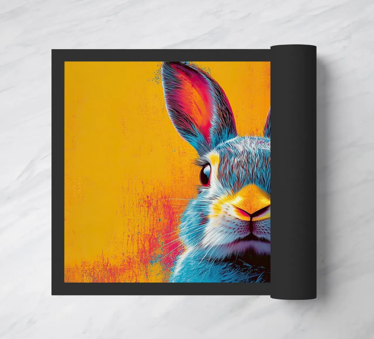 Coniglio - Pop Art zerbino da Nikis Art Studio