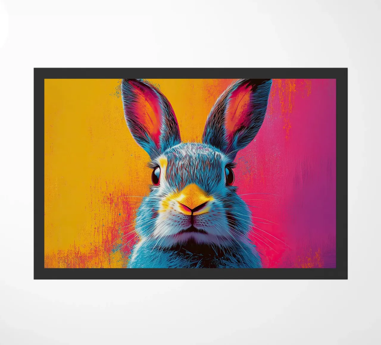 Coniglio - Pop Art zerbino da Nikis Art Studio
