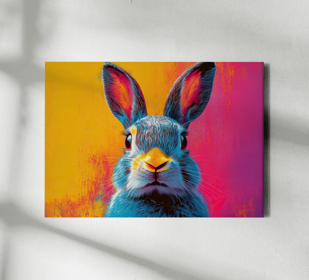 Rabbit - Pop Art canvas by Nikis Art Studio