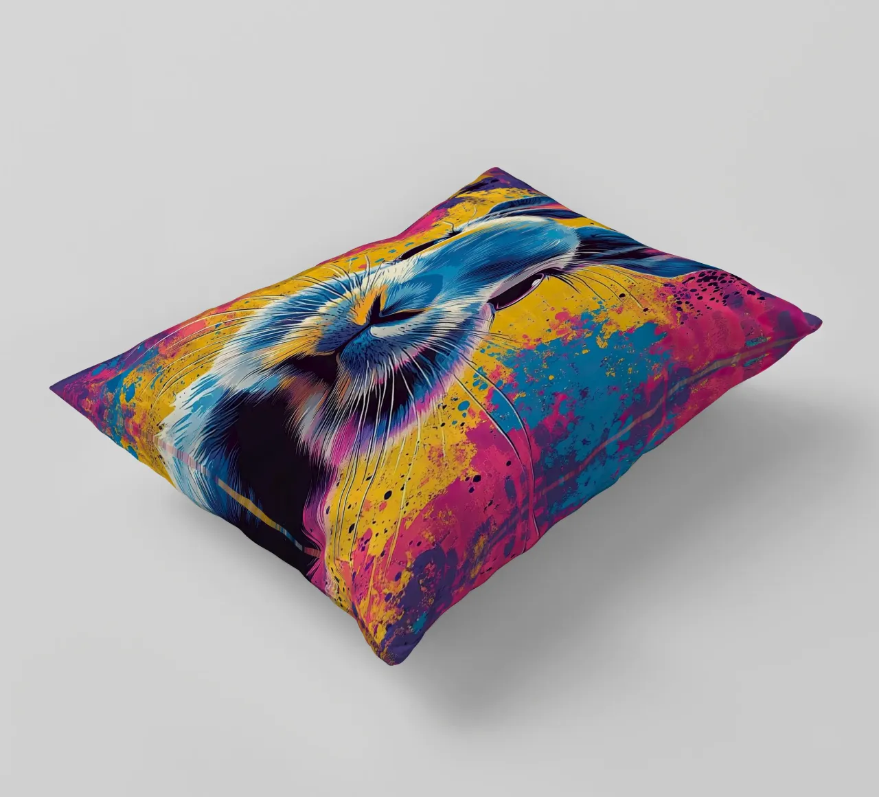 Coniglio - Pop Art cuscino da Nikis Art Studio