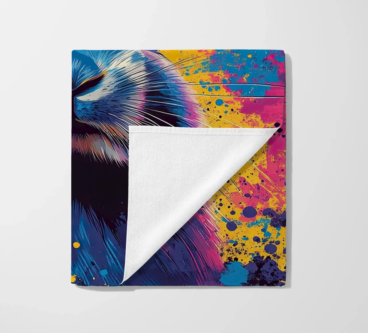 Coniglio - Pop Art telo mare da Nikis Art Studio