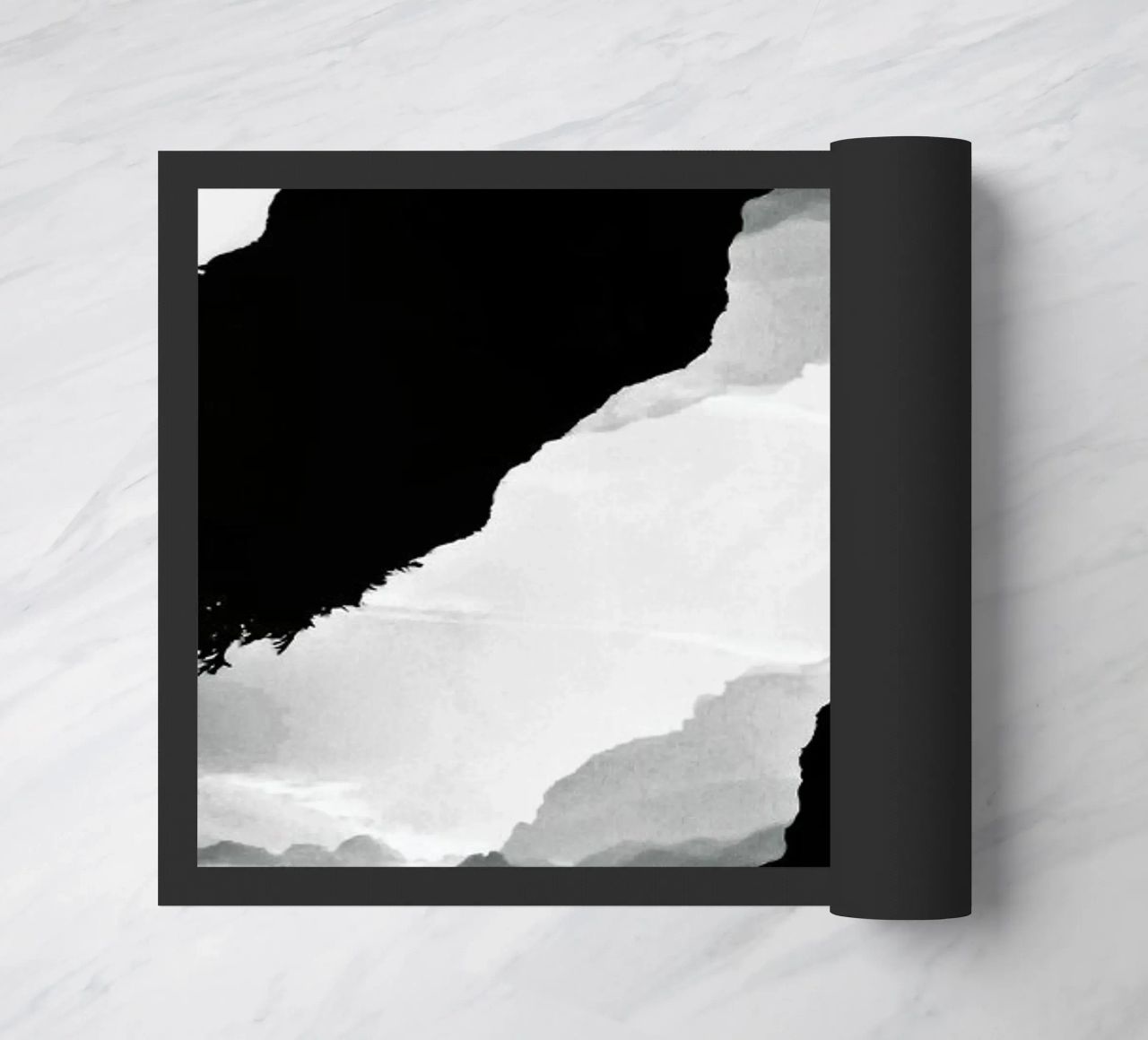 White Isolation a girl standing at the edge of a cliff zerbino da Stoian Hitrov