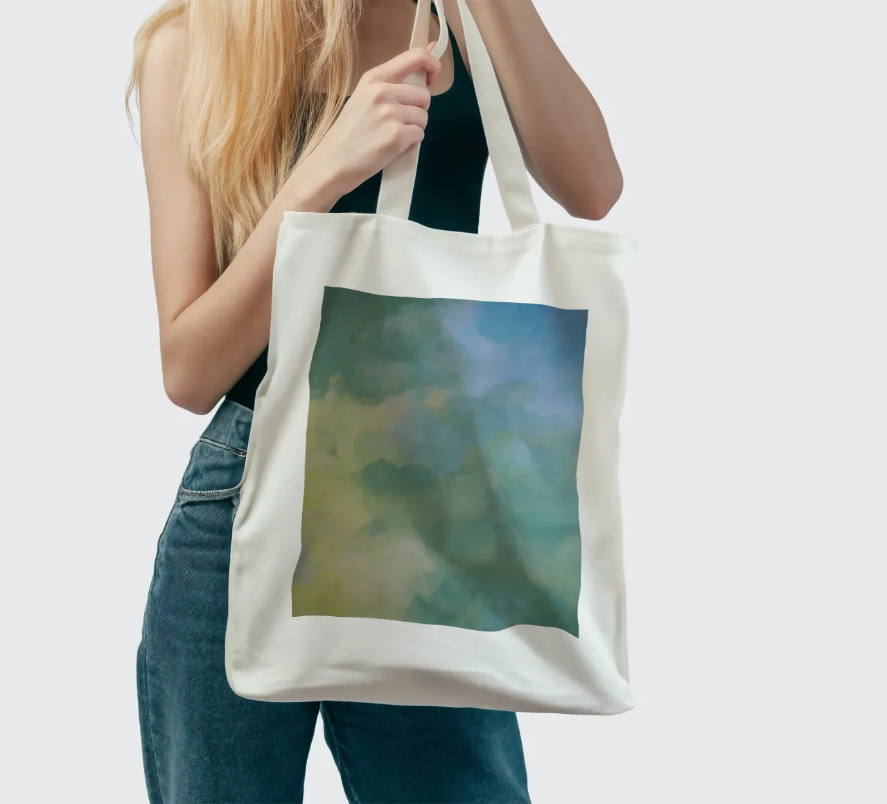 Soft Horizons borsa in juta da Jeanette Haga