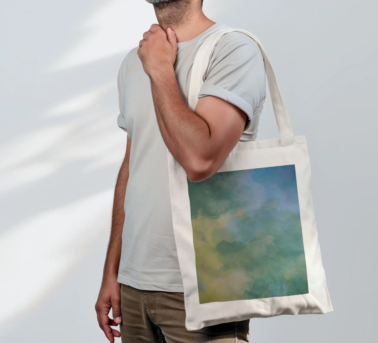 Soft Horizons borsa in juta da Jeanette Haga