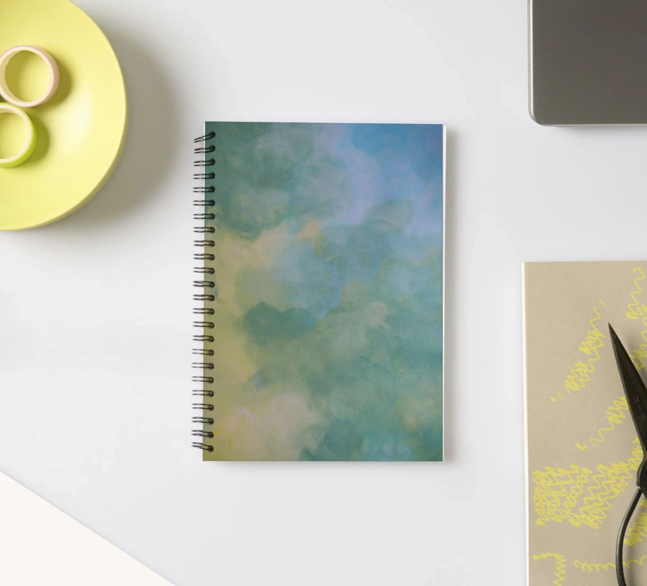 Soft Horizons spiral notebook by Jeanette Haga