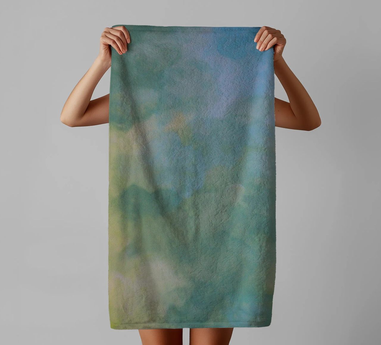 Soft Horizons towel by Jeanette Haga