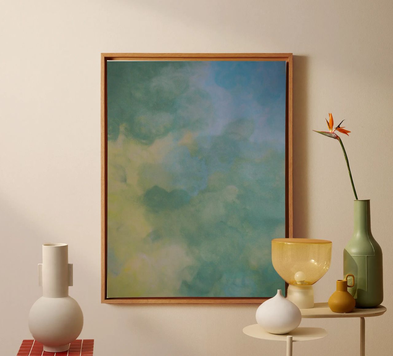 Soft Horizons canvas by Jeanette Haga