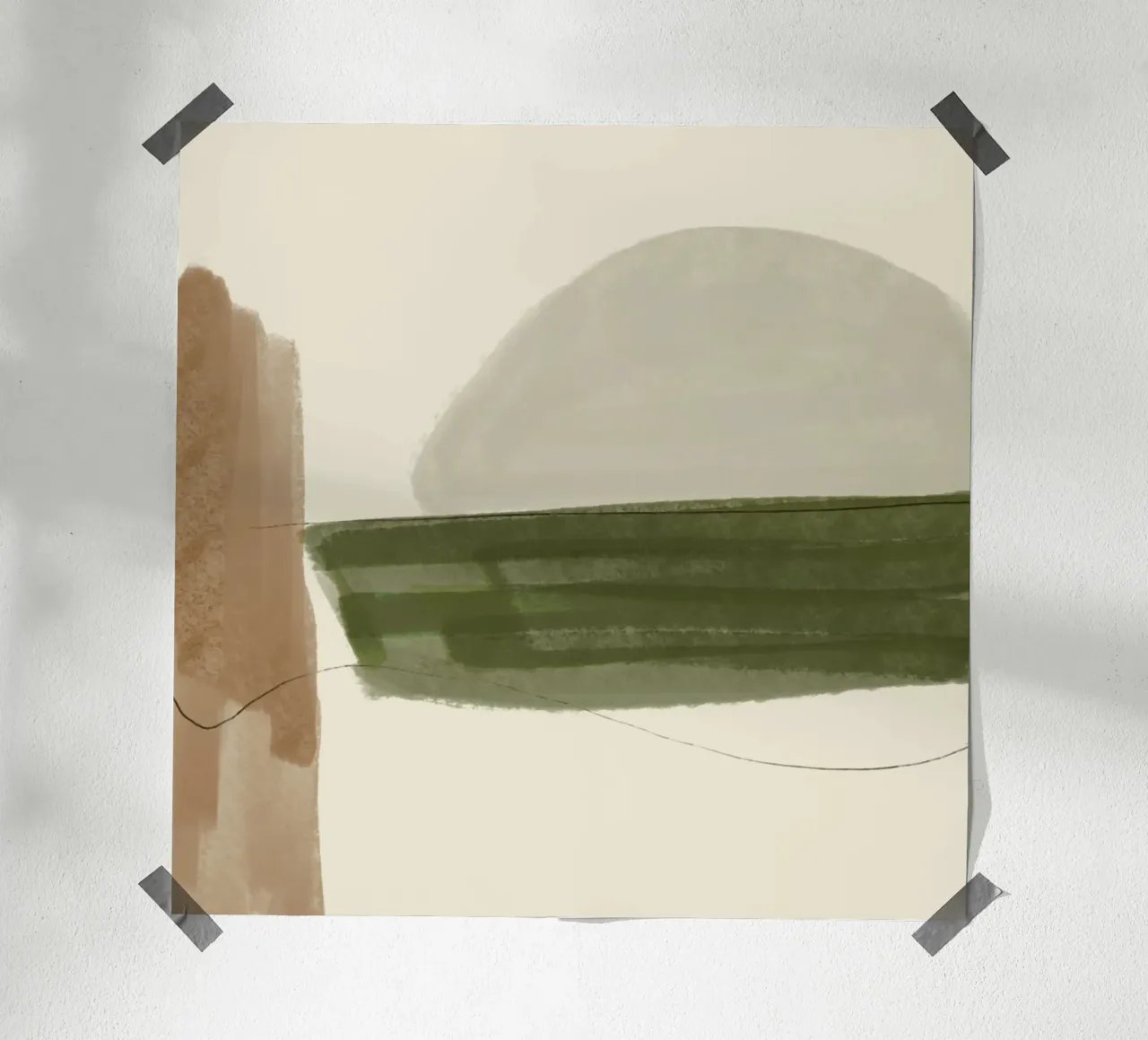 Minimal Fall poster by nileshkikuuchise