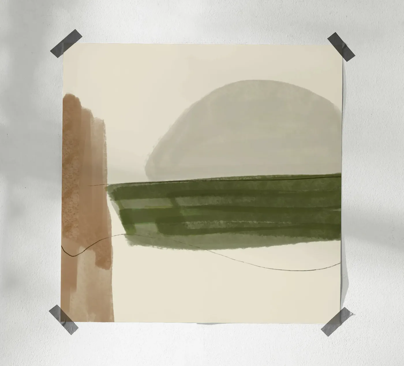 Minimal Fall poster by nileshkikuuchise