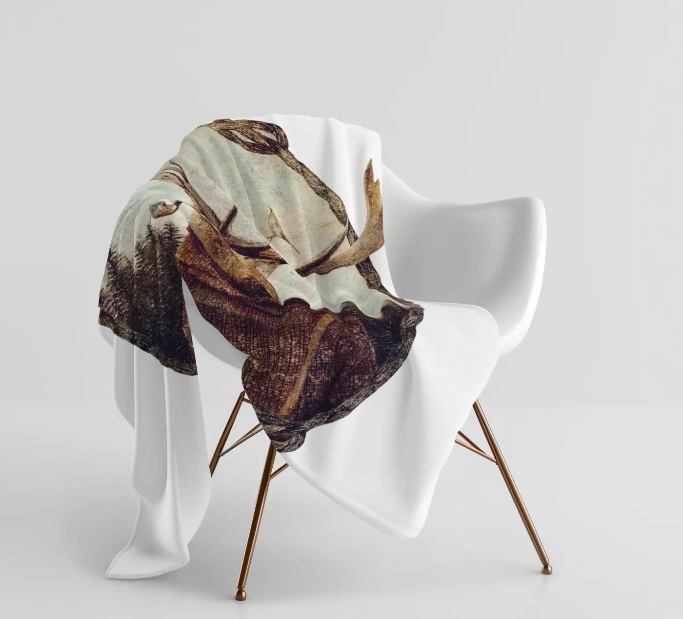 Wild Thinking fleece blanket by mikekoubou