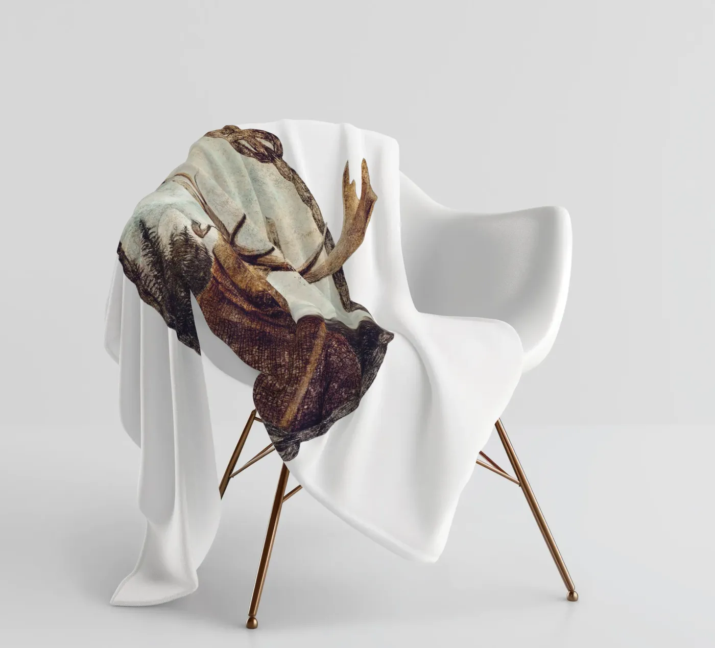 Wild Thinking fleece blanket by mikekoubou