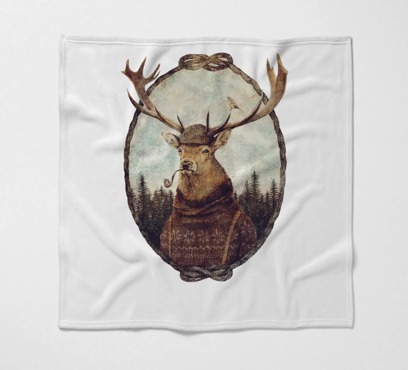 Wild Thinking fleece blanket by mikekoubou