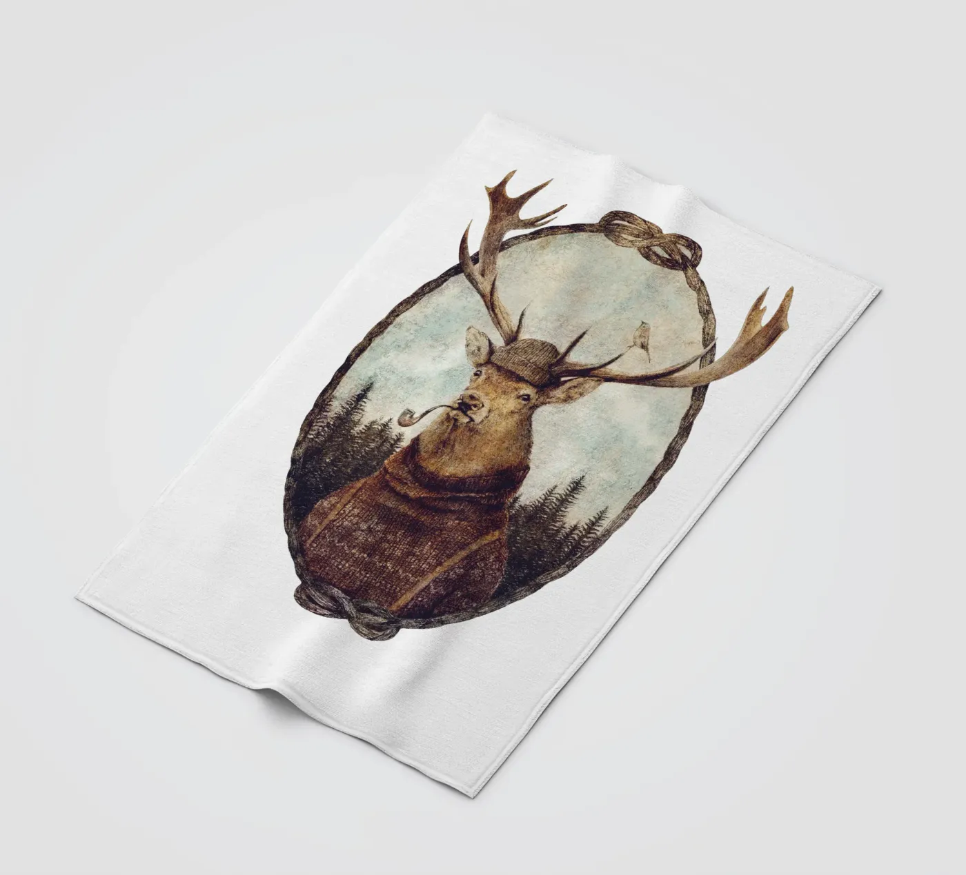 Wild Thinking fleece blanket by mikekoubou