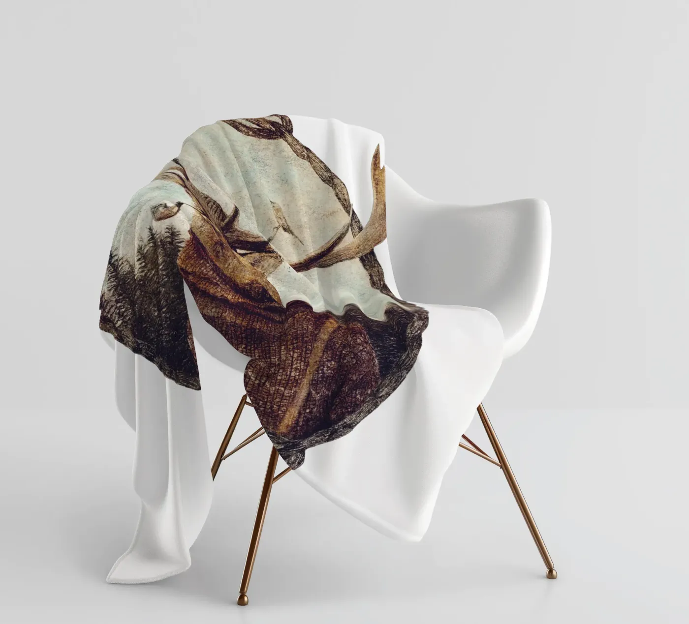 Wild Thinking fleece blanket by mikekoubou