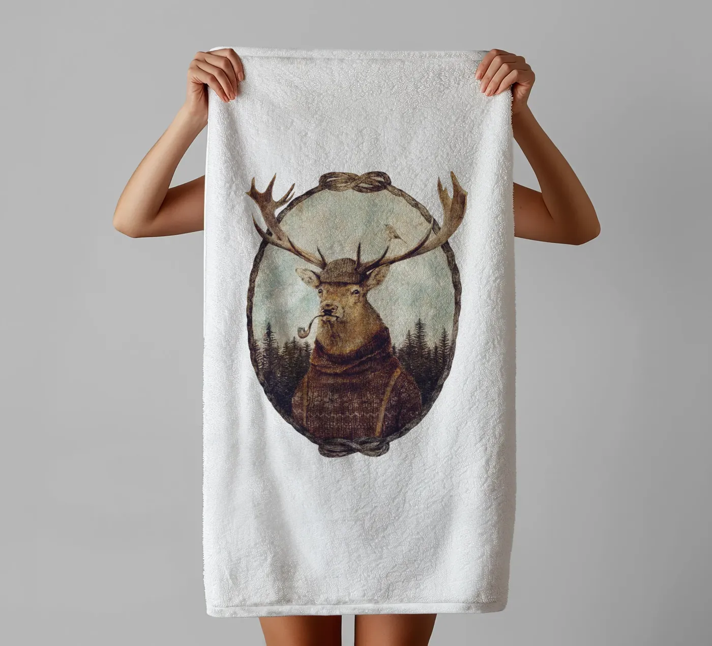 Pensiero selvaggio asciugamano da bagno da mikekoubou