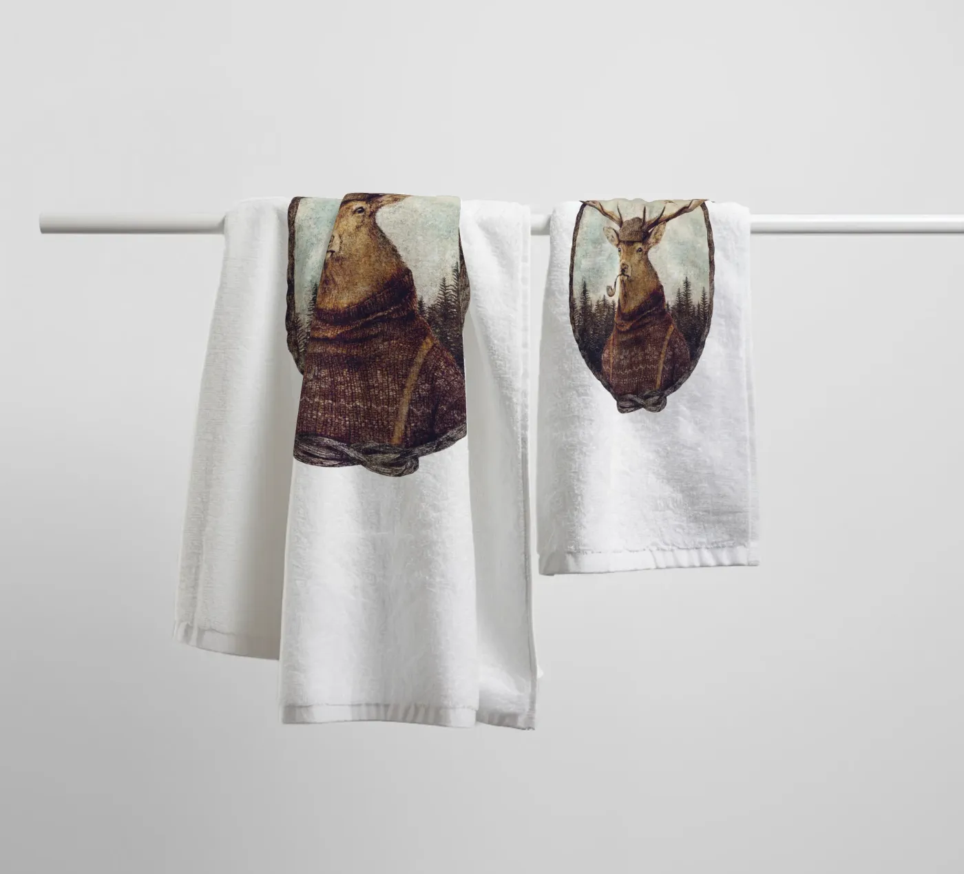 Pensiero selvaggio asciugamano da bagno da mikekoubou