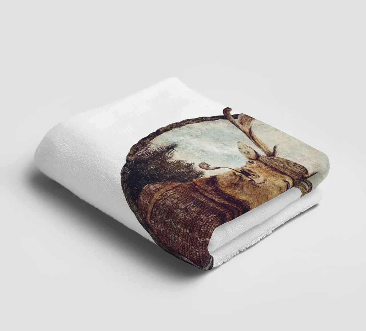 Wild Thinking towel by mikekoubou