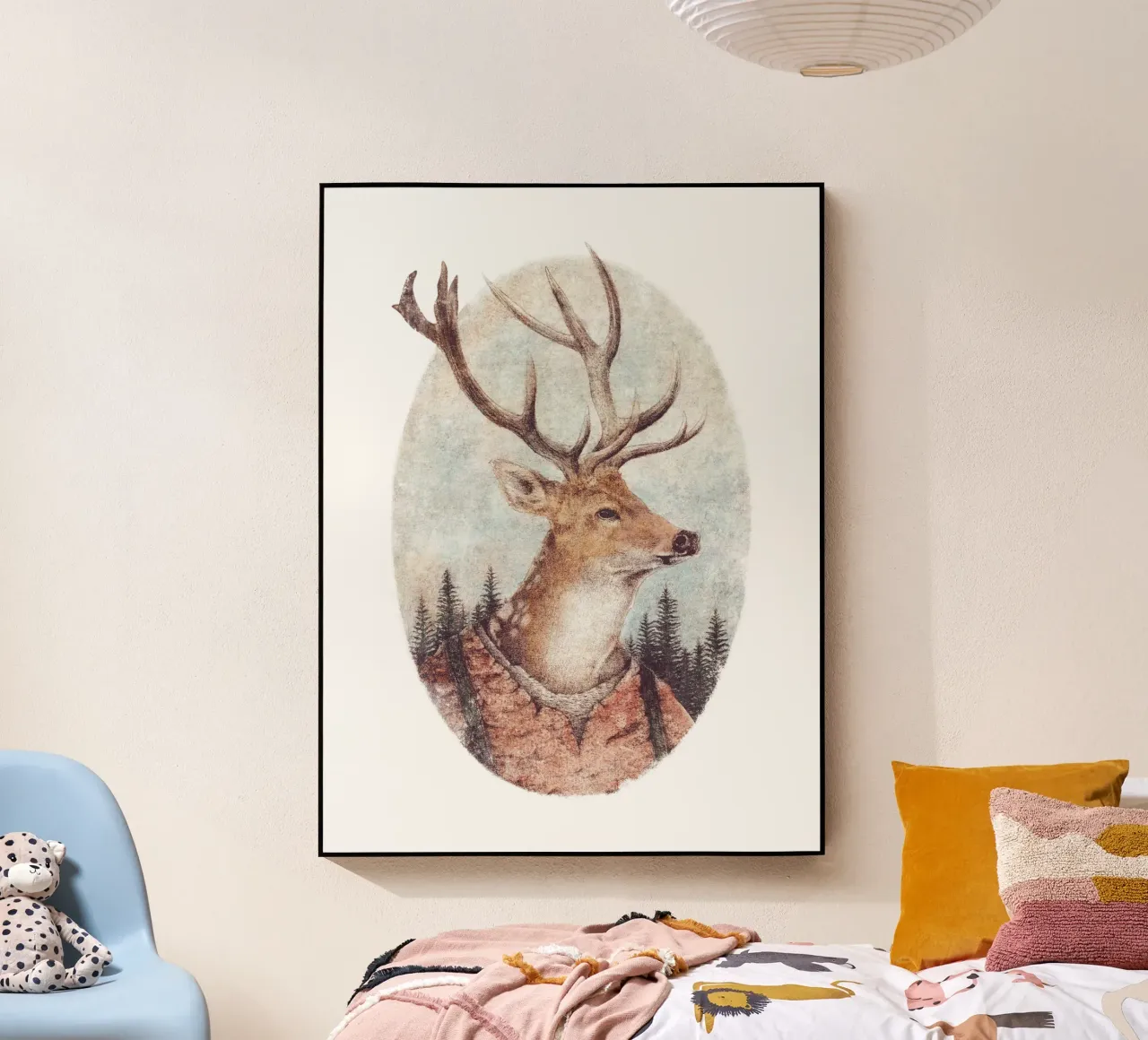 Cervo selvatico errante plexiglass da mikekoubou