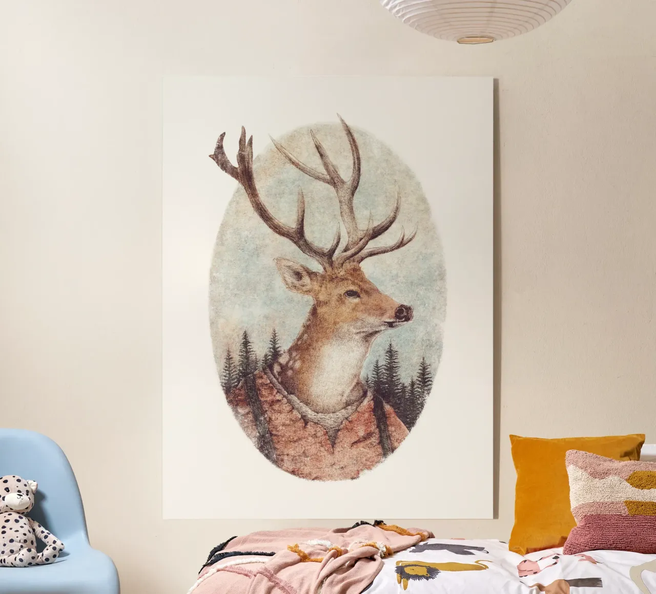 Cervo selvatico errante plexiglass da mikekoubou