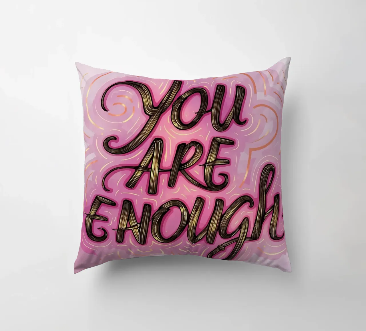 Tu sei abbastanza cuscino da inspirational quote
