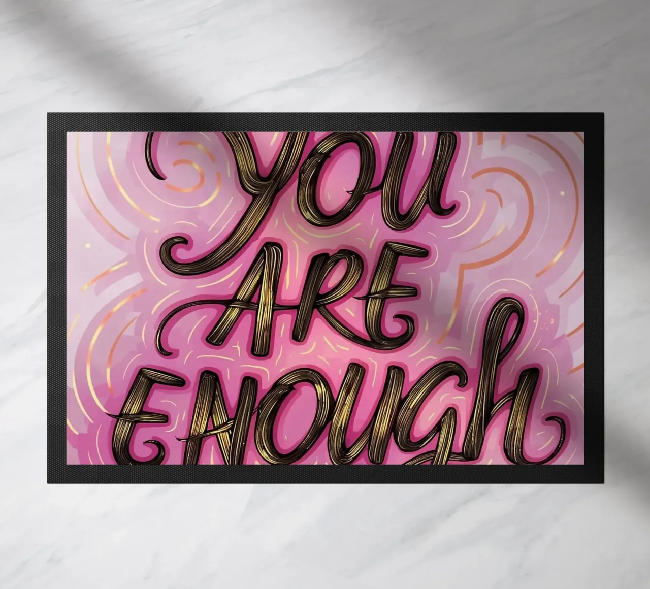 Tu sei abbastanza zerbino da inspirational quote