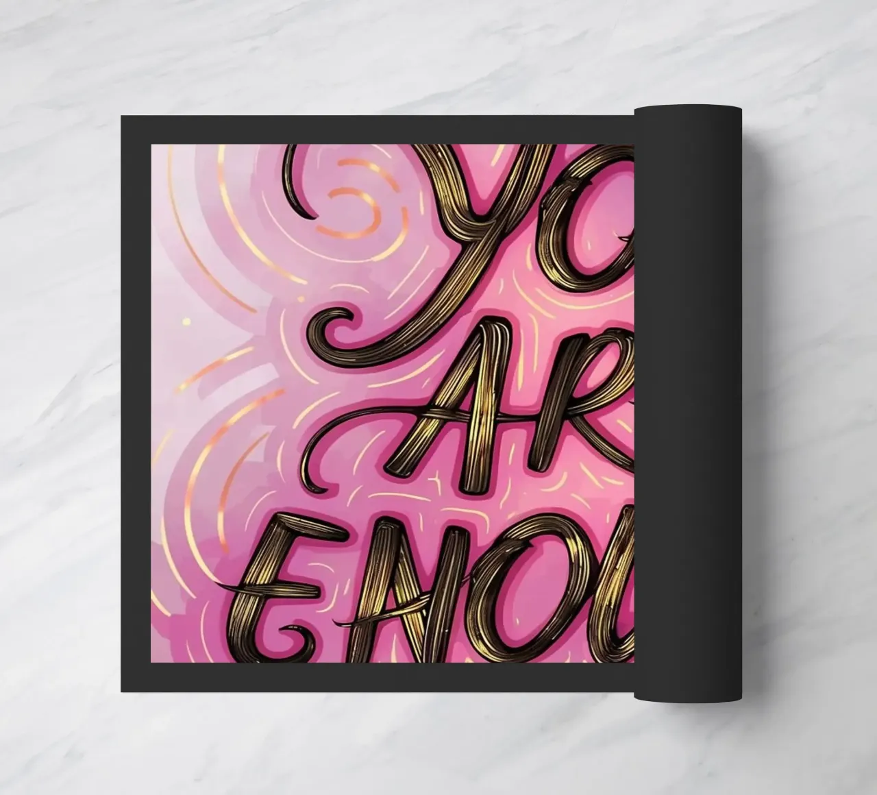Tu sei abbastanza zerbino da inspirational quote