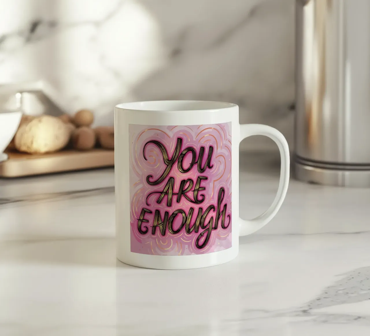 Tu sei abbastanza tazza in ceramica da inspirational quote