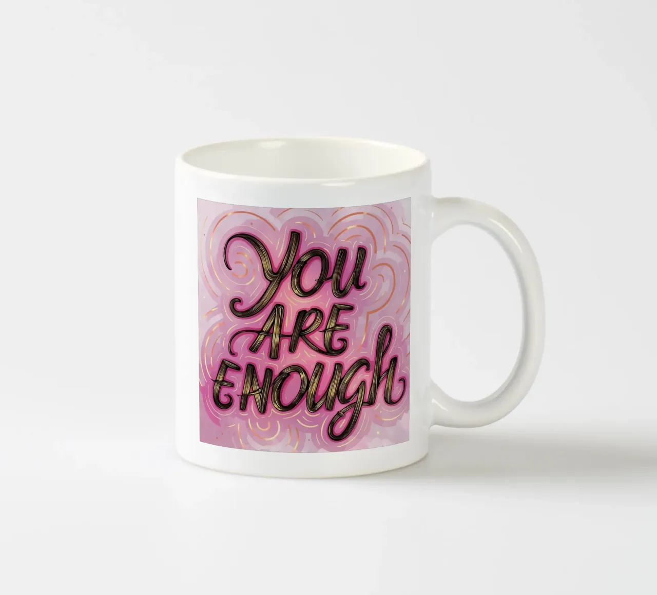 Tu sei abbastanza tazza in ceramica da inspirational quote