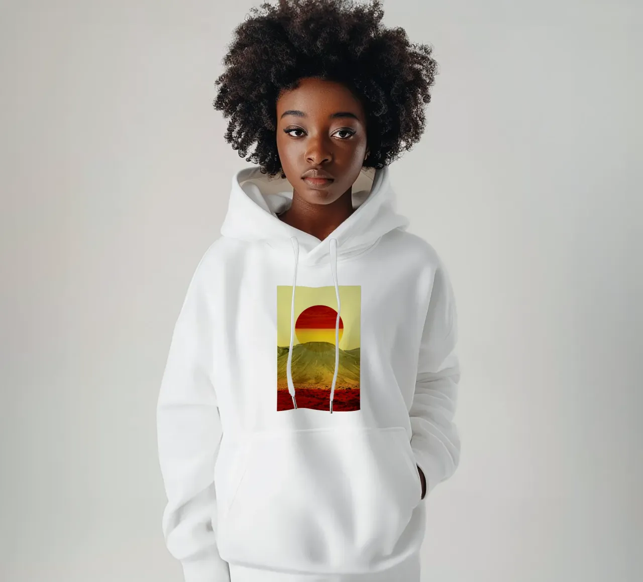 Warm abstraction felpa con cappuccio da Stoian Hitrov