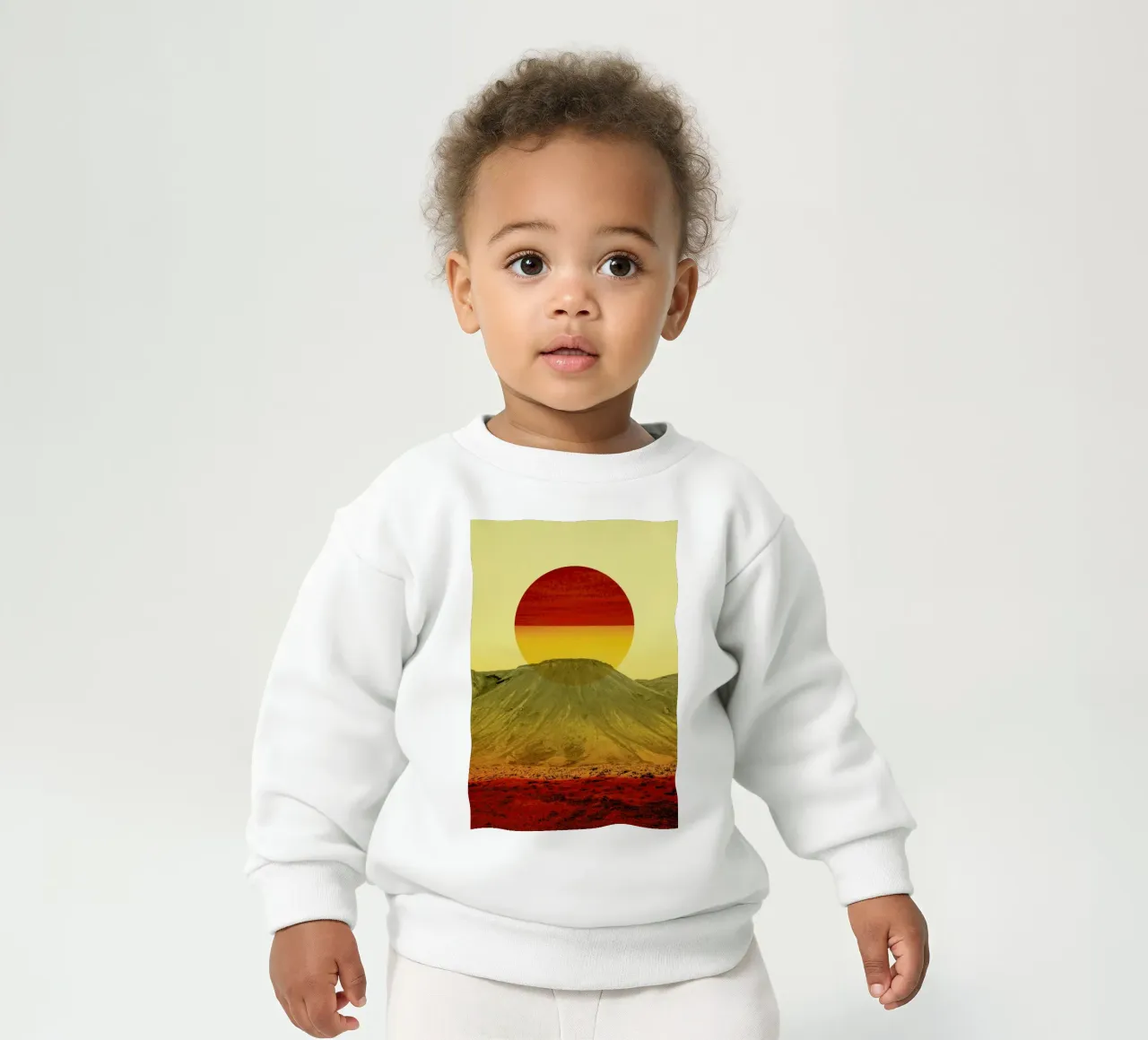 Warm abstraction Baby Sweatshirt von Stoian Hitrov