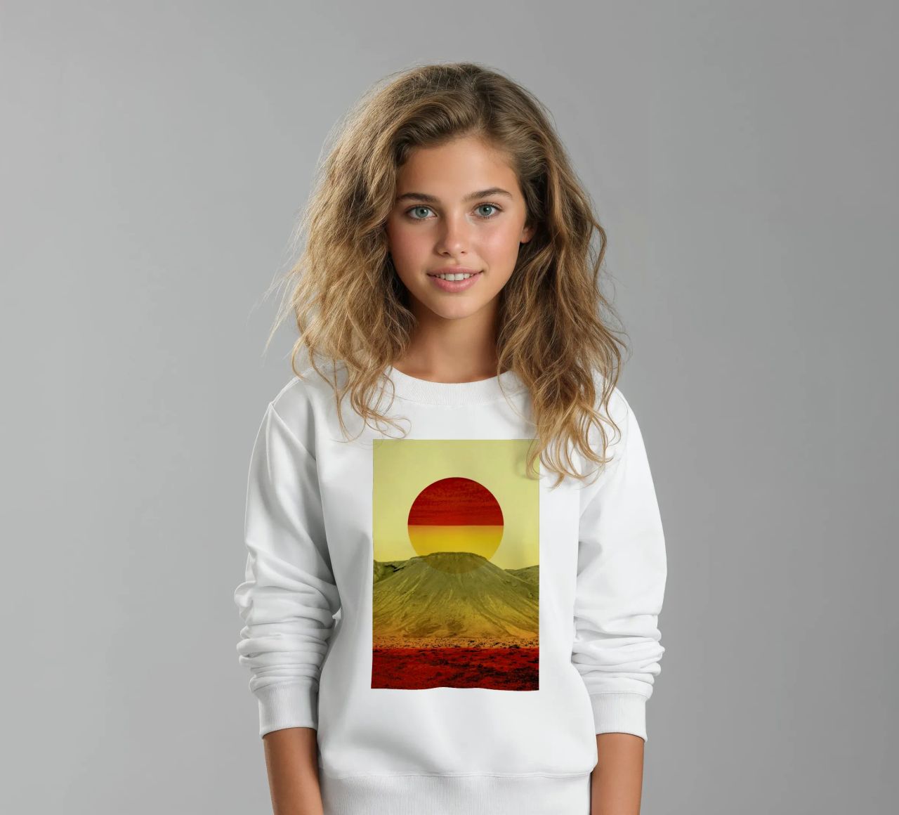 Warm abstraction felpa bambino da Stoian Hitrov