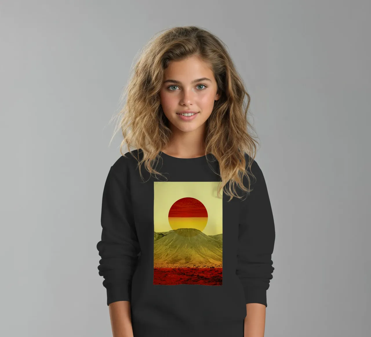 Warm abstraction felpa bambino da Stoian Hitrov