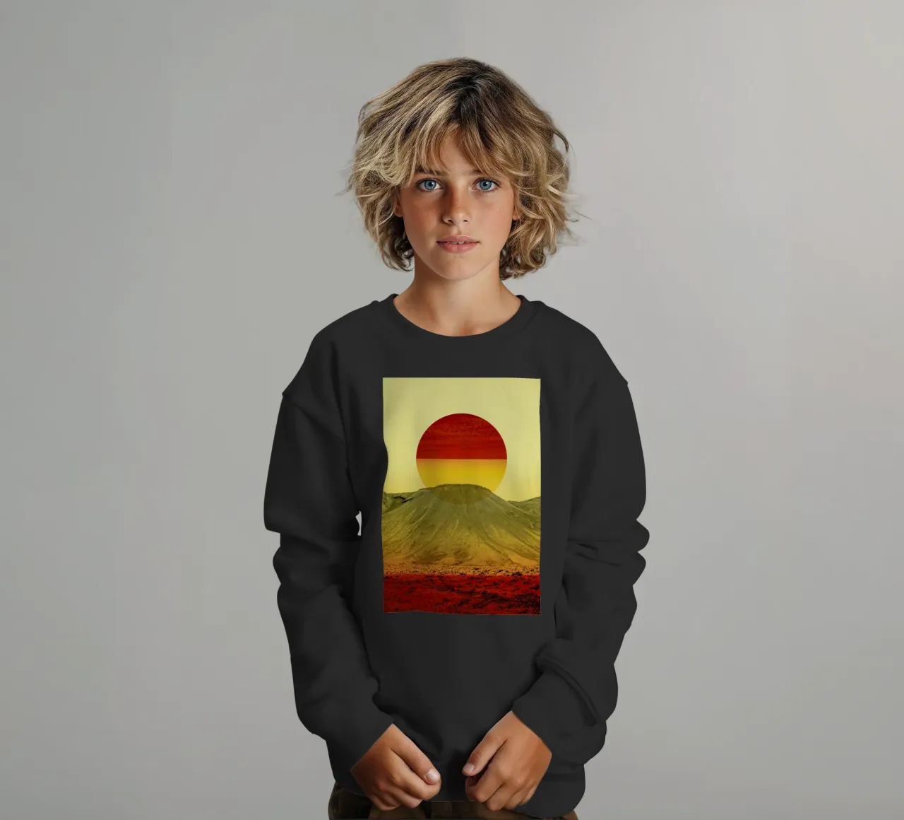 Warm abstraction felpa bambino da Stoian Hitrov