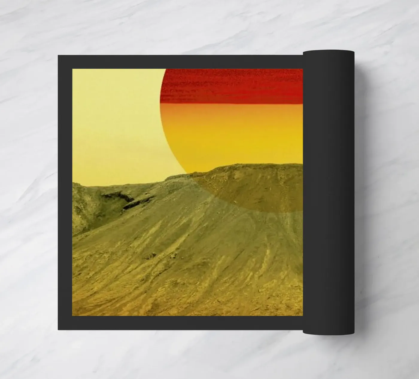Warm abstraction doormat by Stoian Hitrov